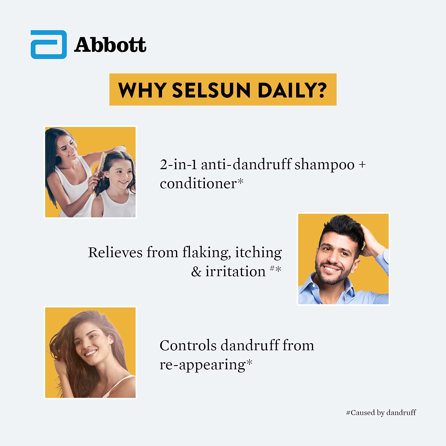 Selsun daily anti dandruff shampoo 120ml